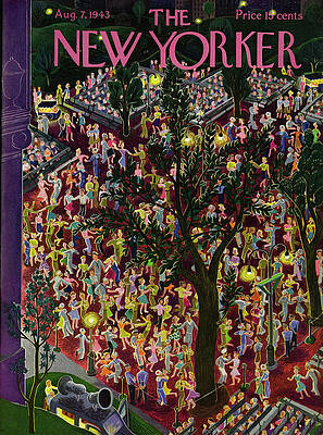 Vibrant 1943 New York Dance Party Wall Art