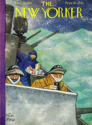 New Yorker December 1942 Navy Scene Wall Art