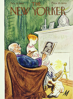 War Painting - New Yorker February 23, 1946 by Julian De Miskey