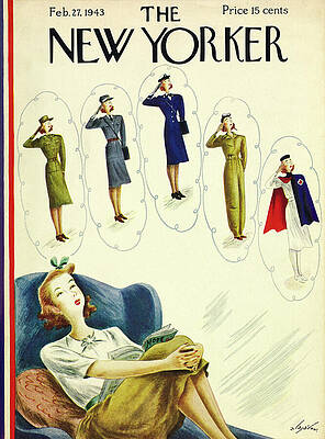 New Yorker Girl Imagines Military Roles Painting