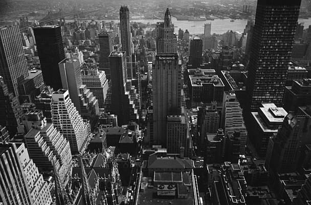 Wall Art featuring the photograph Newsweek Building by William Lovelace