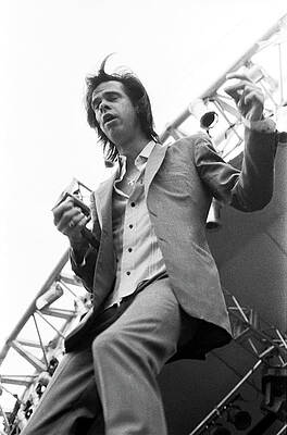 Portrait of Musician on Stage Wall Art