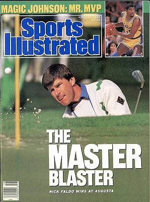 Nick Faldo at Augusta Victory Photograph