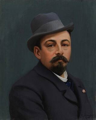 Eero Jarnefelt Painting - Nicolas Sinebrychoff by Eero Jarnefelt