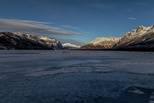 Wall Art featuring the photograph Nizina River Winter by Fred Denner