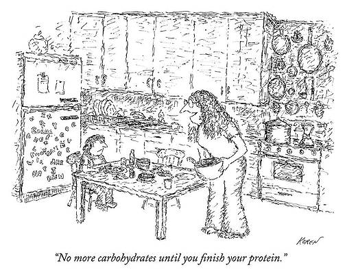 Meat Drawing - No More Carbohydrates by Edward Koren