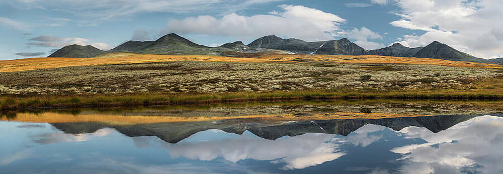 Small Digital Art - Norway, Oppland, Small Lake In Rondane by Rainer Mirau