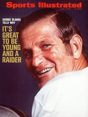 George Blanda on Magazine Cover Wall Art