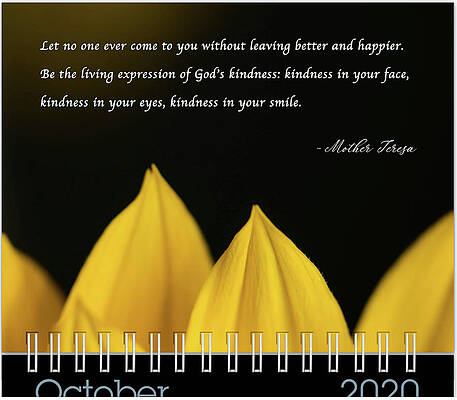Inspirational Photograph - October 2020 Inspirational Calendar Preview by Joni Eskridge
