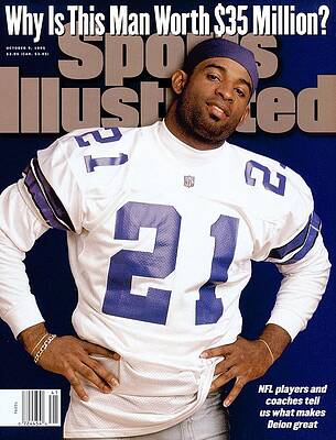 Deion Sanders Sports Illustrated Cover Photograph