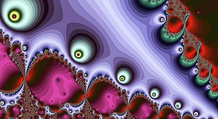 Geometric Wall Art featuring the digital art Off Kilter Eyes by Don Northup