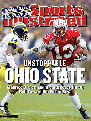 Ohio State vs Michigan Action Photograph