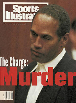 O.J. Simpson on Magazine Cover Wall Art