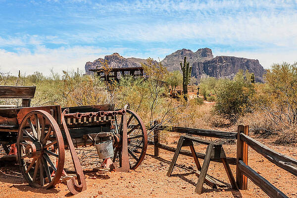 Desert Wall Art featuring the photograph Old Mining Days 1 by Dawn Richards