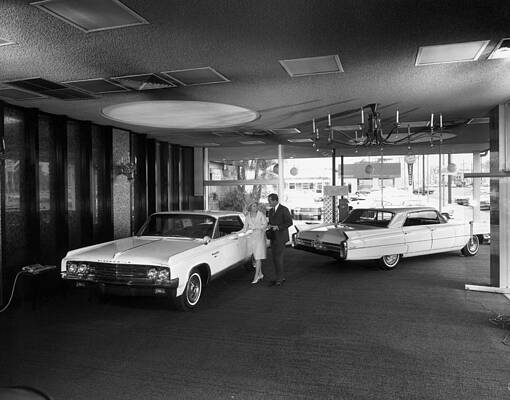 Wall Art featuring the photograph Oldsmobile 98 by Tom Kelley Archive