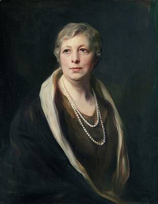 Gaze Painting - Olive Thring by Philip Alexius De Laszlo