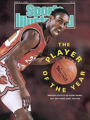 Gary Payton on Magazine Cover Wall Art