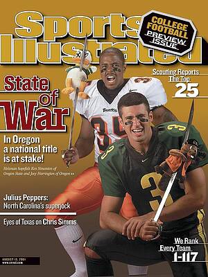 College Football Rivalry Cover Wall Art