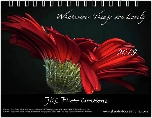 Inspirational Photograph - Cover Inspirational 2019 Calendar Preview by Joni Eskridge