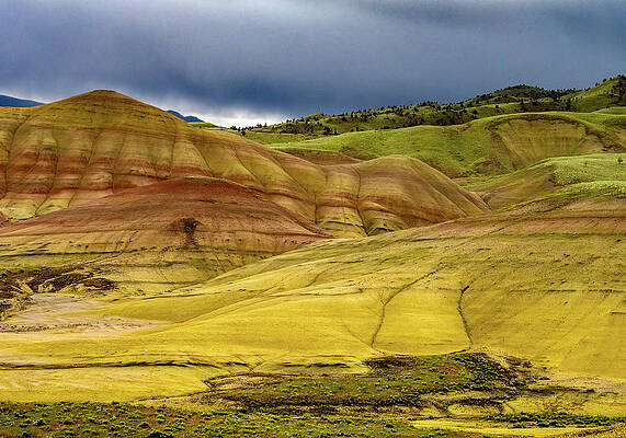 Beautiful Photograph - Painted Hills Vista by Jean Noren