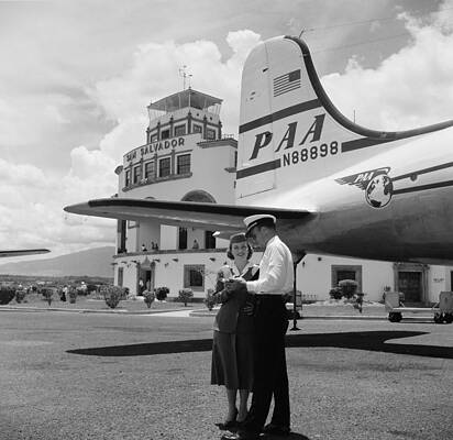 Wall Art featuring the photograph Pan American Airways Clipper by Michael Ochs Archives