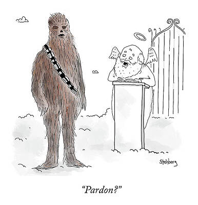 Star Wall Art featuring the drawing Pardon? by Avi Steinberg
