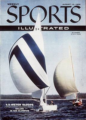 Sailing Olympic Race 1956 Photograph