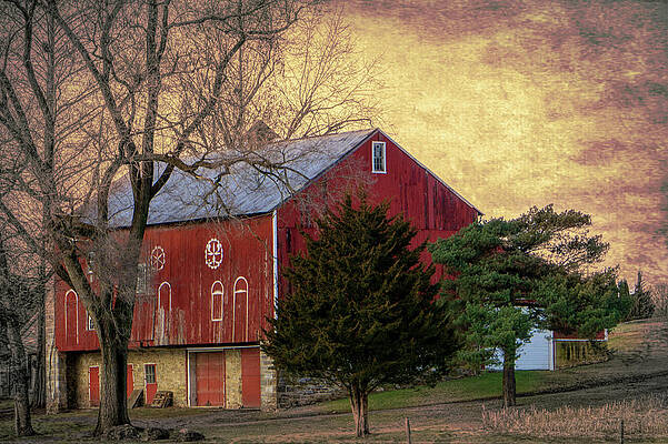 Pennsylvania Wall Art featuring the photograph Pennsylvania Vintage Barn by Jason Fink