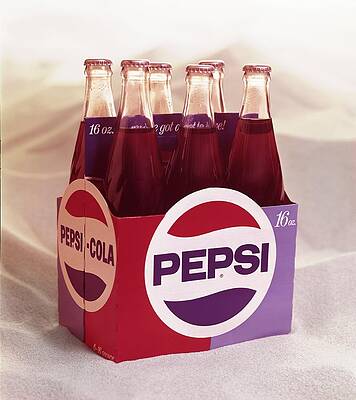 Wall Art featuring the photograph Pepsi Cola Sixpack by Tom Kelley Archive