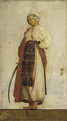 Jean Leon Gerome Painting - Personnage Symbolisant La Turquie by Jean-leon Gerome