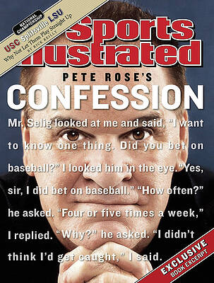 Pete Rose Sports Illustrated Cover Wall Art