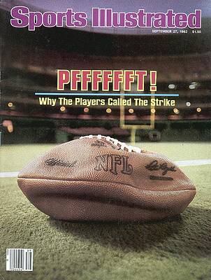 Sports Illustrated Deflated Football Cover Wall Art
