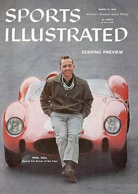 Phil Hill on Sports Illustrated Cover Wall Art
