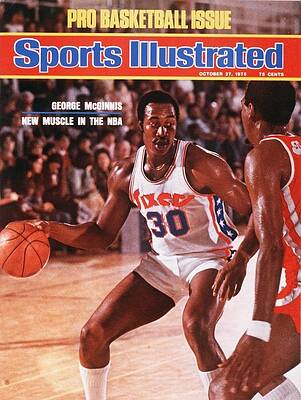 George McGinnis NBA Action Wall Art