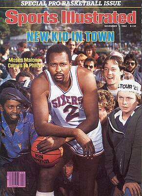 Moses Malone New Kid in Town Wall Art