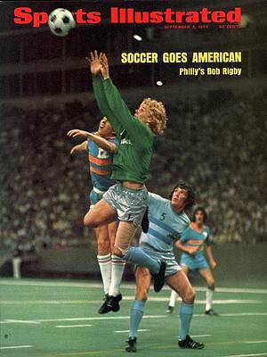 Bob Rigby in Soccer Match Photograph