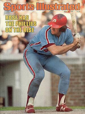 Pete Rose on Sports Illustrated Cover Wall Art