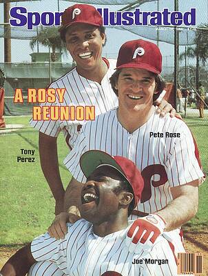 Joe Morgan Photograph - Philadelphia Phillies Tony Perez, Pete Rose, And Joe Morgan Sports Illustrated Cover by Sports Illustrated
