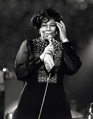 Renowned Jazz Singer Performing Photograph