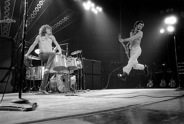 Energetic Rock Stage Performance Photograph