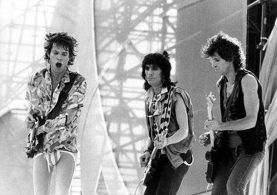 Wall Art featuring the photograph Photo Of Rolling Stones by Graham Wiltshire