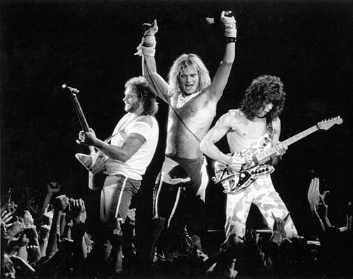 Rock Band Performance on Stage Wall Art