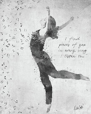Dancer in Musical Harmony Digital Art