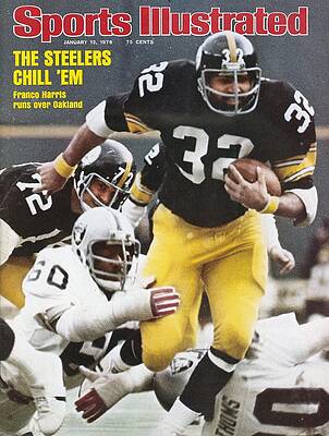 Franco Harris in Action Wall Art