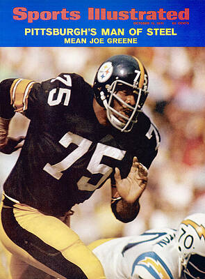 Mean Joe Greene in Action Wall Art