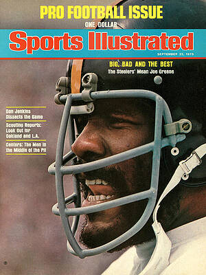 Mean Joe Greene on Sports Illustrated Wall Art