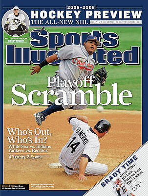 Cleveland Indians Wall Art featuring the photograph Playoff Scramble Whos Out, Whos In Sports Illustrated Cover by Sports Illustrated