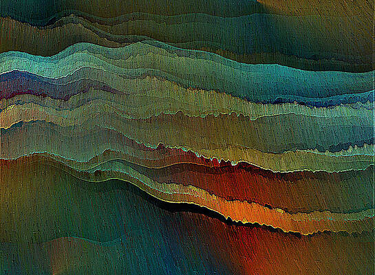 Abstract Digital Art - Polar Light by David Manlove