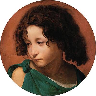 Jean Leon Gerome Painting - Portrait Denfant by Jean-leon Gerome