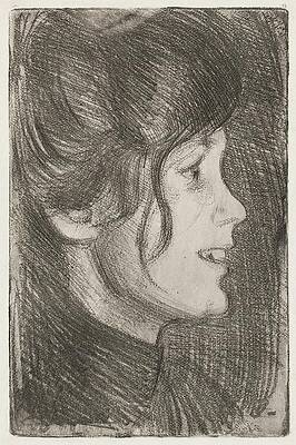Eero Jarnefelt Painting - Portrait Of A Young Woman by Eero Jarnefelt